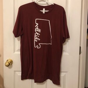 ROLL TIDE🏈❤️ Crimson Shirt Sz L